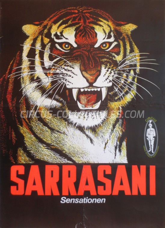 Sarrasani Circus Poster - Germany, 1973