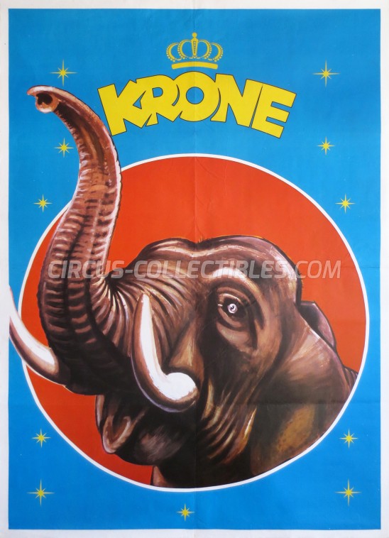 Krone Circus Poster - Germany, 1974