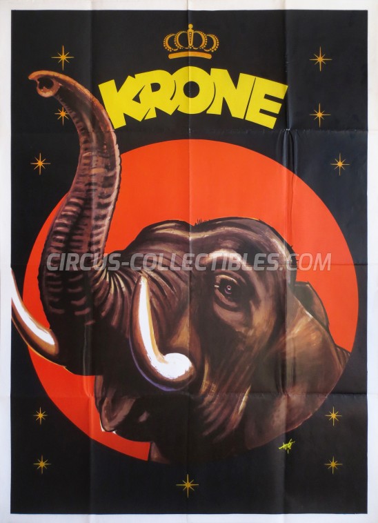 Krone Circus Poster - Germany, 1959
