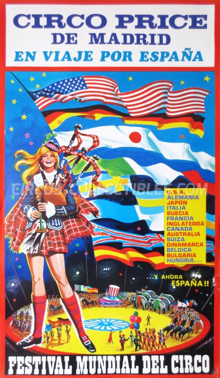 Price Circus Poster - Spain, 1979