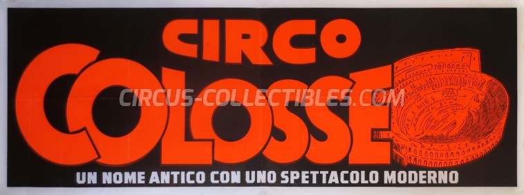 Colosseo Circus Poster - Italy, 1986