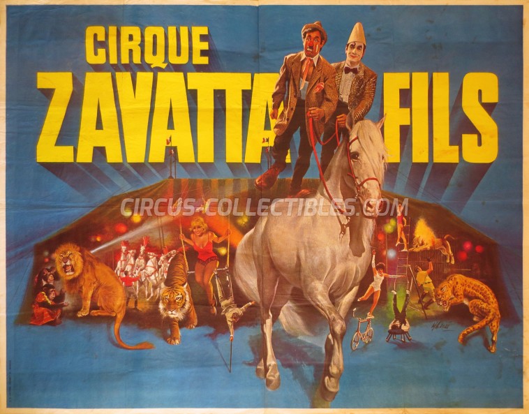 Zavatta Fils Circus Poster - France, 1981