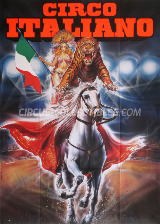 Medrano (Casartelli) Circus Poster - Italy, 1992