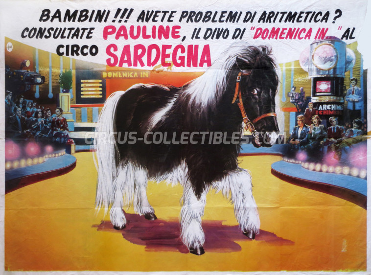 Sardegna Circus Poster - Italy, 