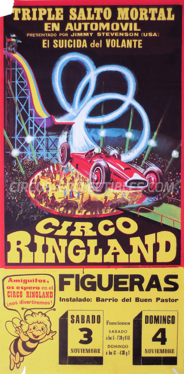 Ringland Circus Poster - Spain, 1979
