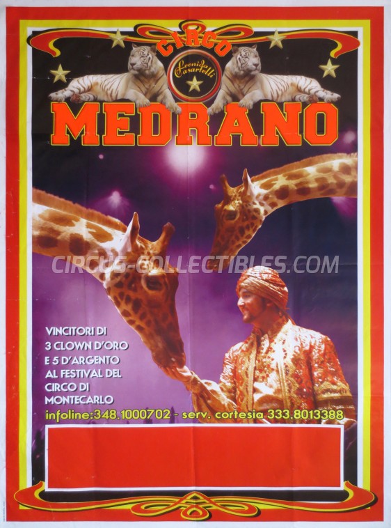 Medrano (Casartelli) Circus Poster - Italy, 2010
