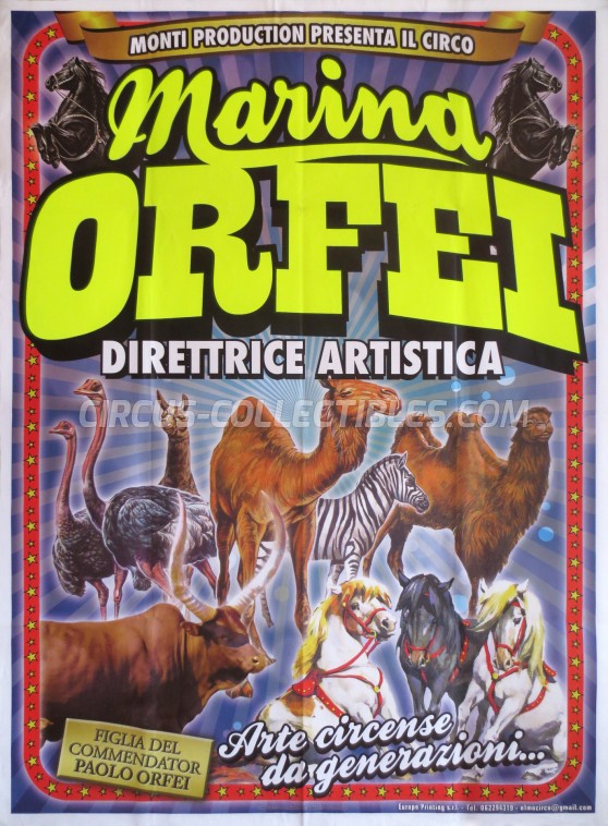 Marina Orfei Circus Poster - Italy, 0