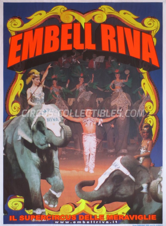 Embell Riva Circus Poster - Italy, 2003