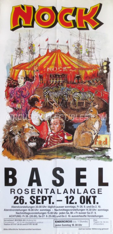 Nock Circus Poster - Switzerland, 1997