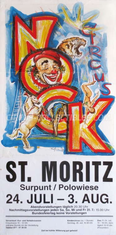 Nock Circus Poster - Switzerland, 1998