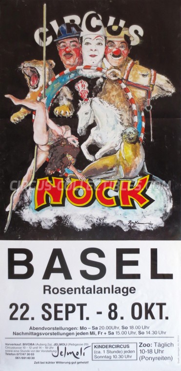 Nock Circus Poster - Switzerland, 1996