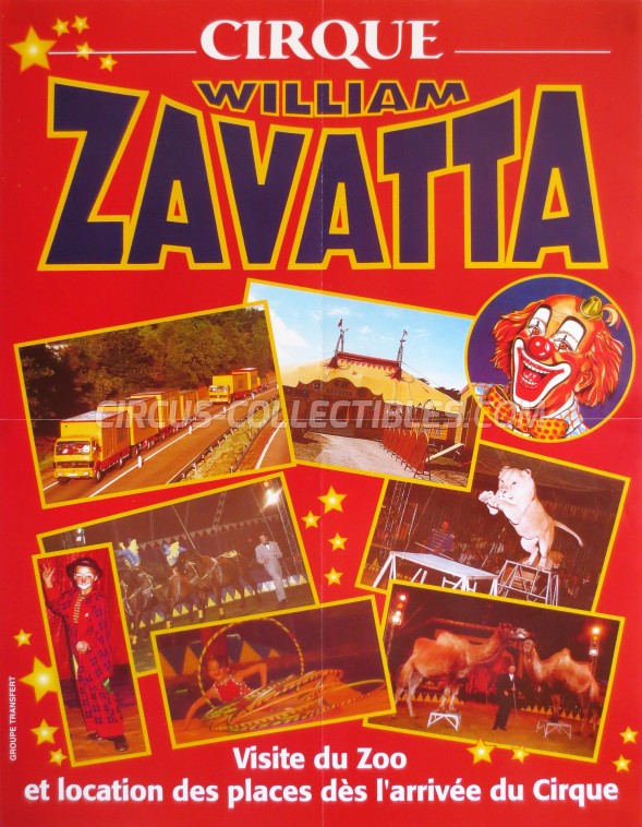 William Zavatta Circus Poster - France, 2003