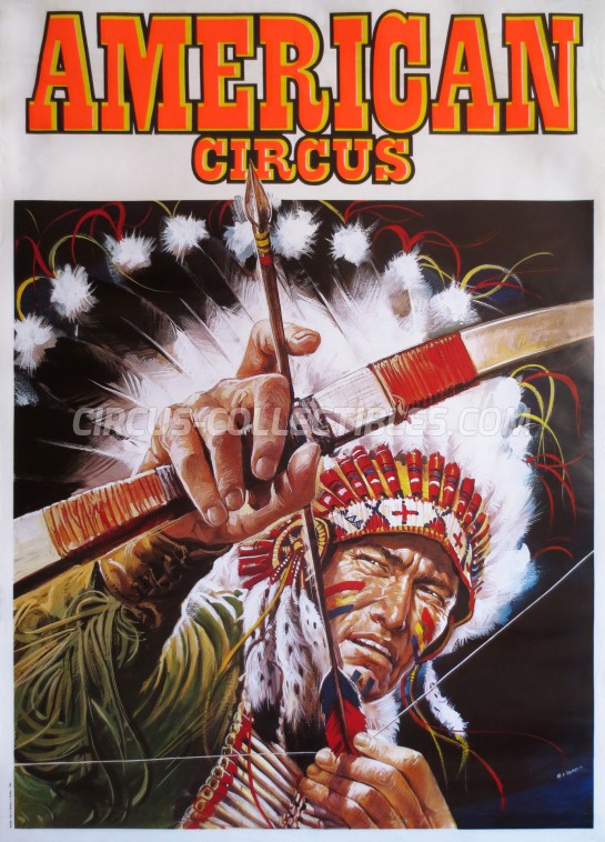 American Circus (Togni) Circus Poster - Italy, 1989