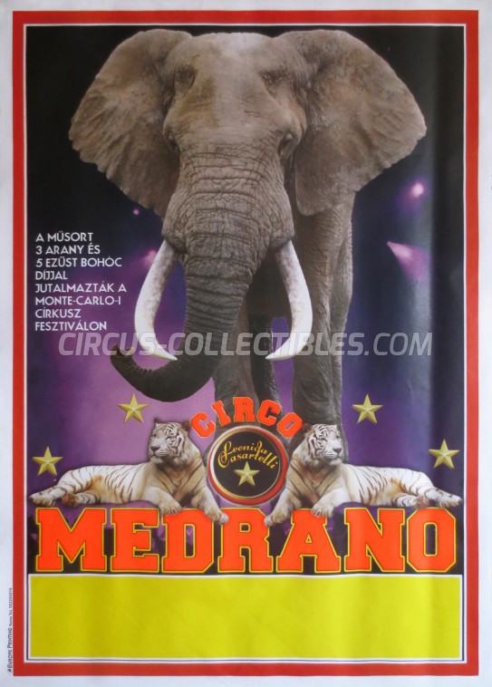 Medrano (Casartelli) Circus Poster - Italy, 2011