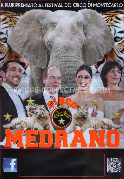 Medrano (Casartelli) Circus Poster - Italy, 2014