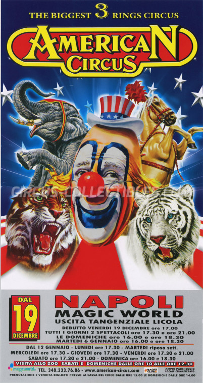 American Circus (Togni) Circus Poster - Italy, 2014