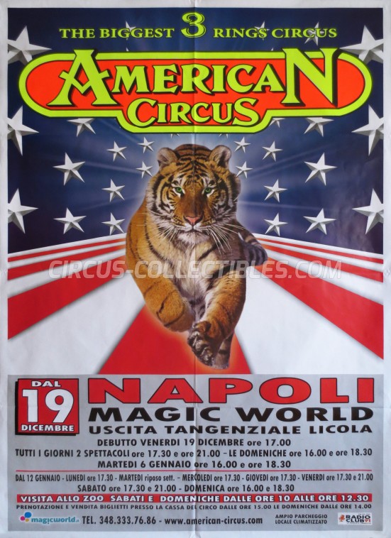 American Circus (Togni) Circus Poster - Italy, 2014