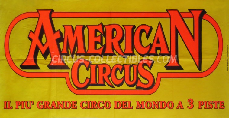 American Circus (Togni) Circus Poster - Italy, 2004