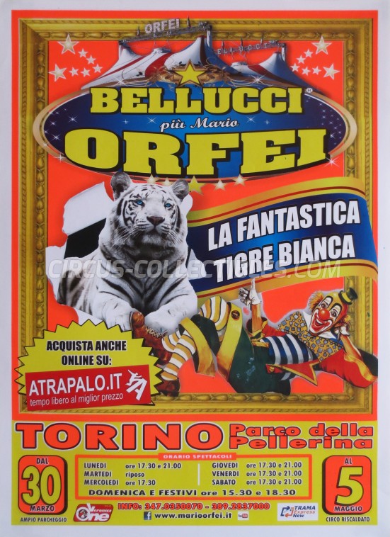 Bellucci Circus Poster - Italy, 2013