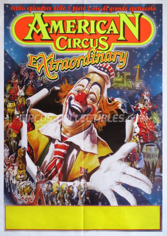 American Circus (Togni) Circus Poster - Italy, 2010