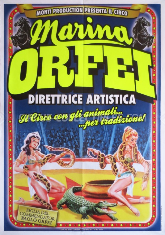 Marina Orfei Circus Poster - Italy, 2013