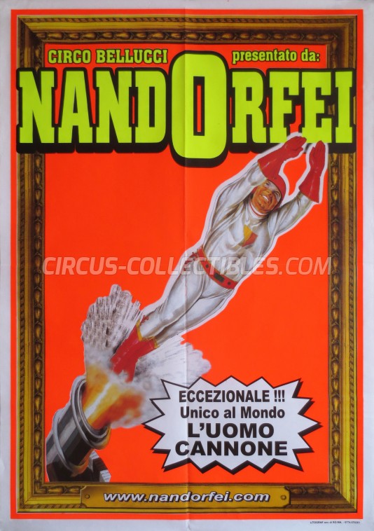Nando Orfei Circus Poster - Italy, 2010