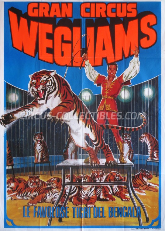 Wegliams Circus Poster - Italy, 2007