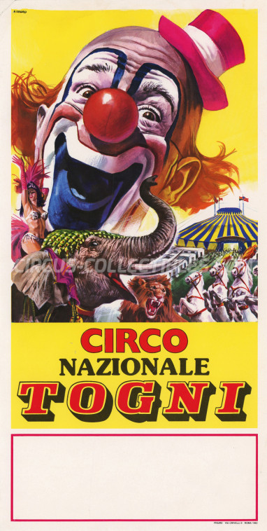 Darix Togni Circus Poster - Italy, 1983