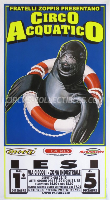 Acquatico  Circus Poster - Italy, 2002