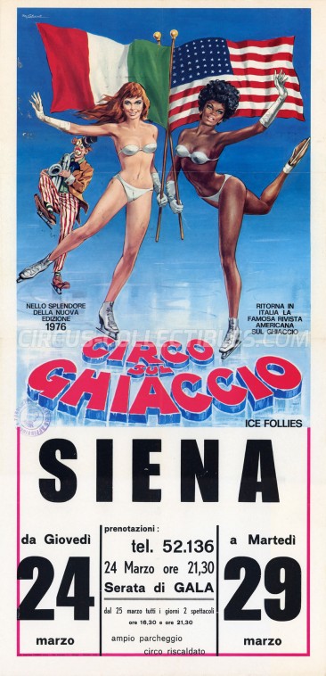 Moira Orfei Circus Poster - Italy, 1977