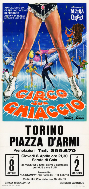 Moira Orfei Circus Poster - Italy, 1971