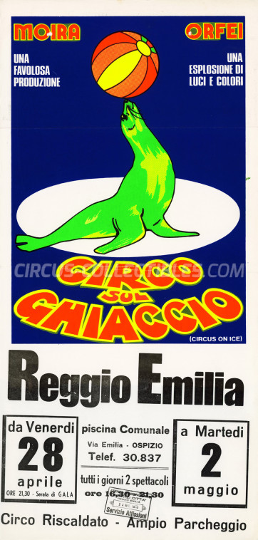 Moira Orfei Circus Poster - Italy, 1978