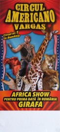 Circul Americano Vargas Circus poster - Romania, 2015