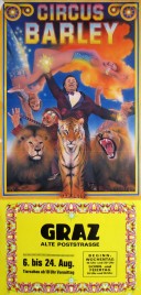 Circus Barley Circus poster - Austria, 1986