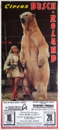 Circus Busch-Roland Circus poster - Germany, 1989