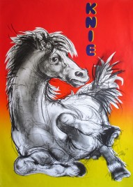 Circus Knie Circus poster - Switzerland, 1975