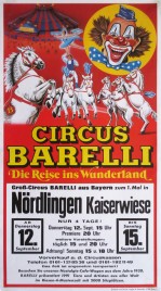 Circus Barelli Circus poster - Germany, 1991