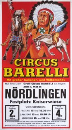 Circus Barelli Circus poster - Germany, 1990