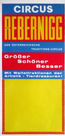 Circus Rudi Rebernigg Circus poster - Austria, 1971