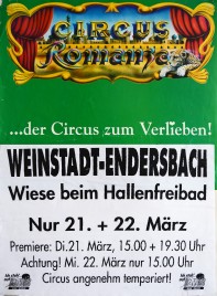 Circus Romanza Circus poster - Germany, 1995