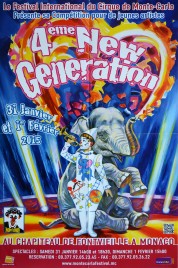 4eme New Generation Circus poster - Monaco, 2015