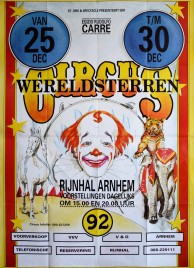 Wereldsterren Circus Circus poster - Netherlands, 1992