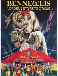 Benneweis - Nordens Største Cirkus Circus poster - Denmark, 1994