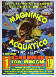 Magnifico Acquatico Circus poster - Italy, 2013