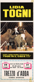 Circo Lidia Togni Circus poster - Italy, 1983