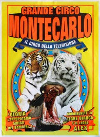 Grande Circo Montecarlo Circus poster - Italy, 2016