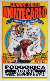 Grande Circo Montecarlo Circus poster - Italy, 2016
