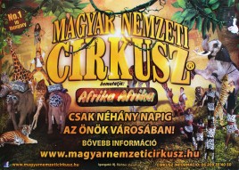 Magyar Nemzeti Circusz Circus poster - Hungary, 2015
