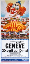 Circus Nock Circus poster - Switzerland, 1981
