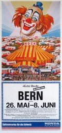 Circus Nock Circus poster - Switzerland, 1981